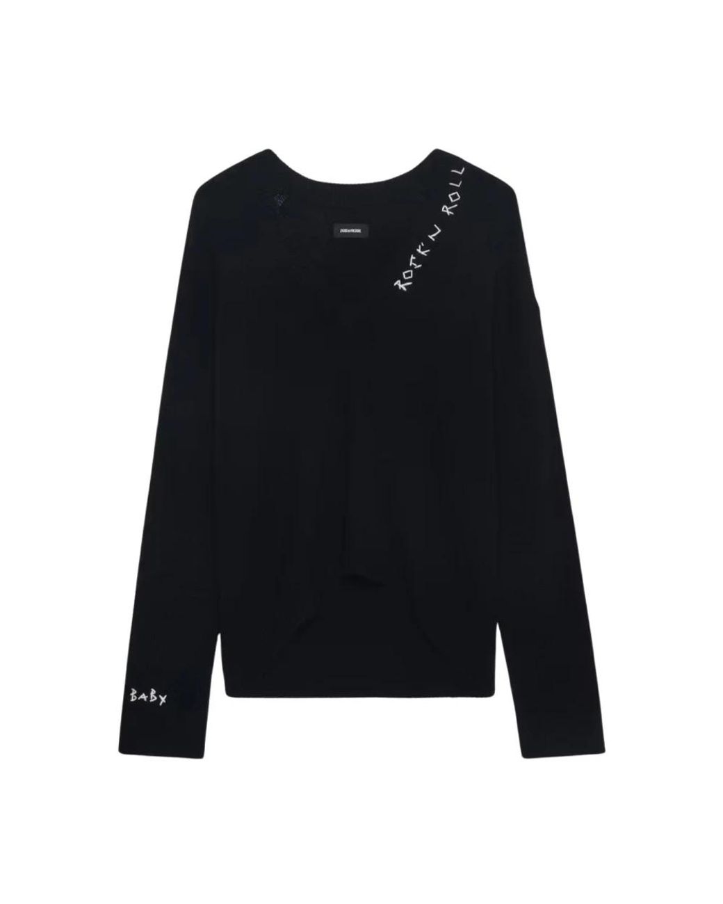 Zadig & Voltaire Black Cashmere Knitwear