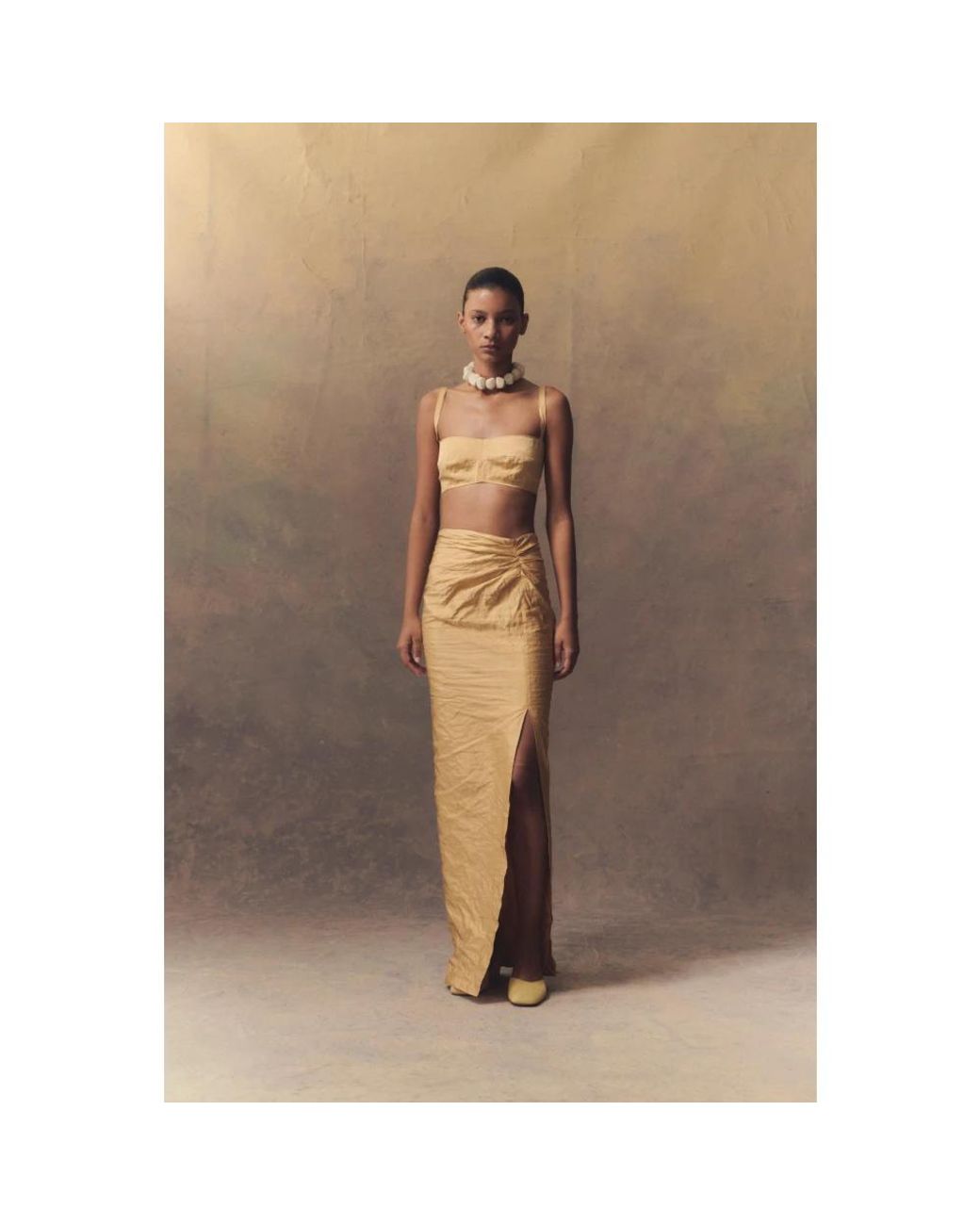 Cortana Natural Maxi Skirts