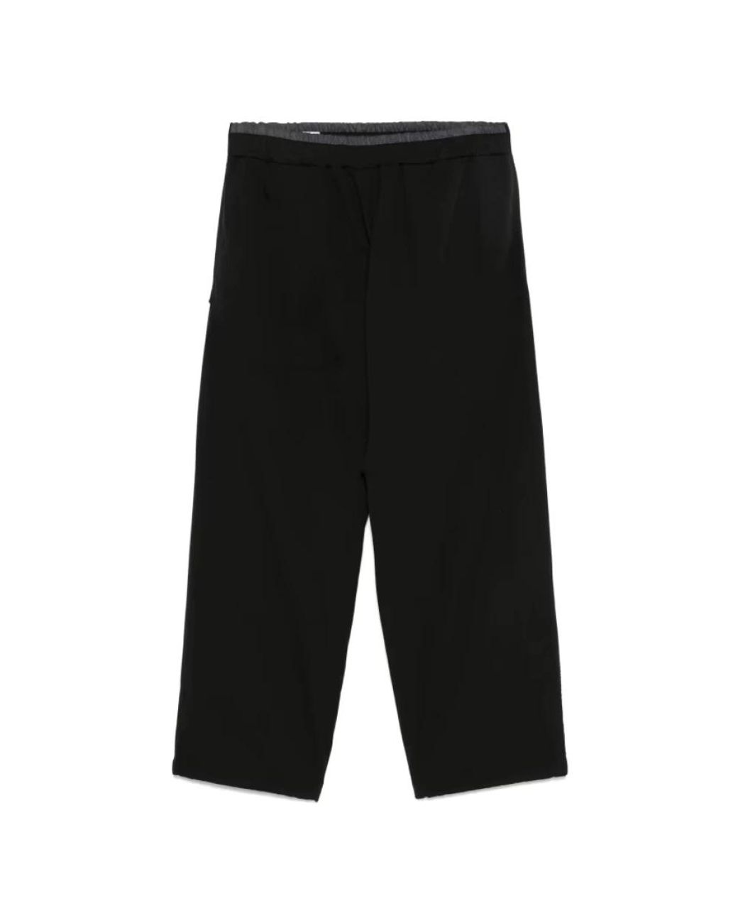 RANRA Broeken ,Zwart ,Katoen Zwarte Katoenen Zachte Broek Met Zakken in het Black voor heren