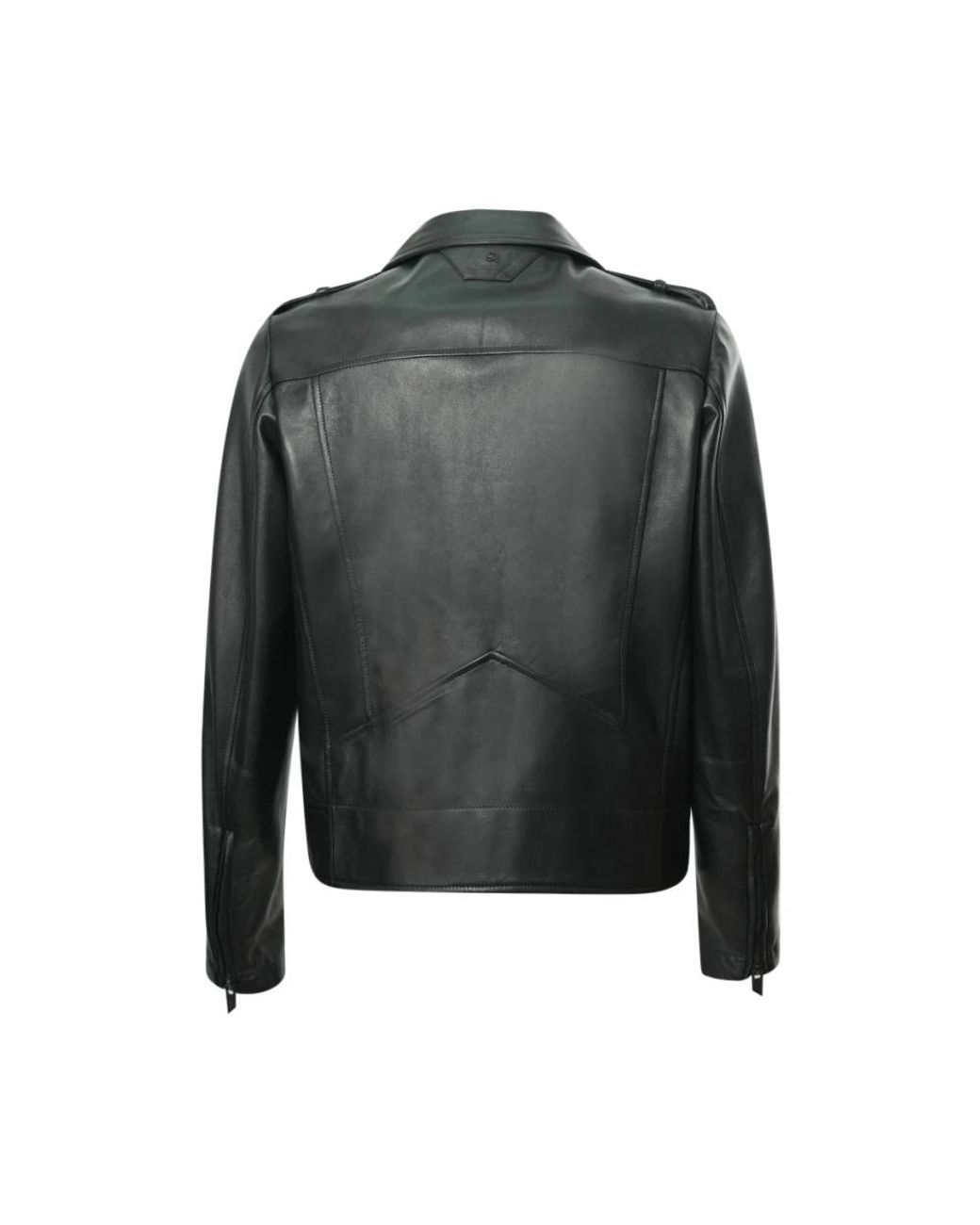 Salvatore Santoro Black Leather Jackets for men