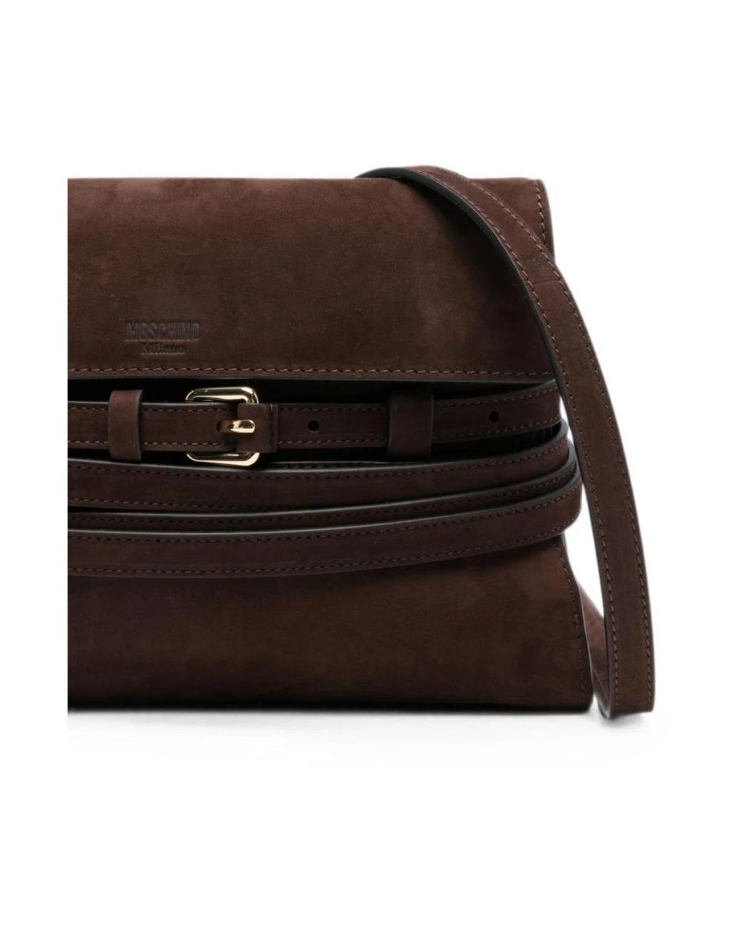 Moschino Brown Shoulder Bags