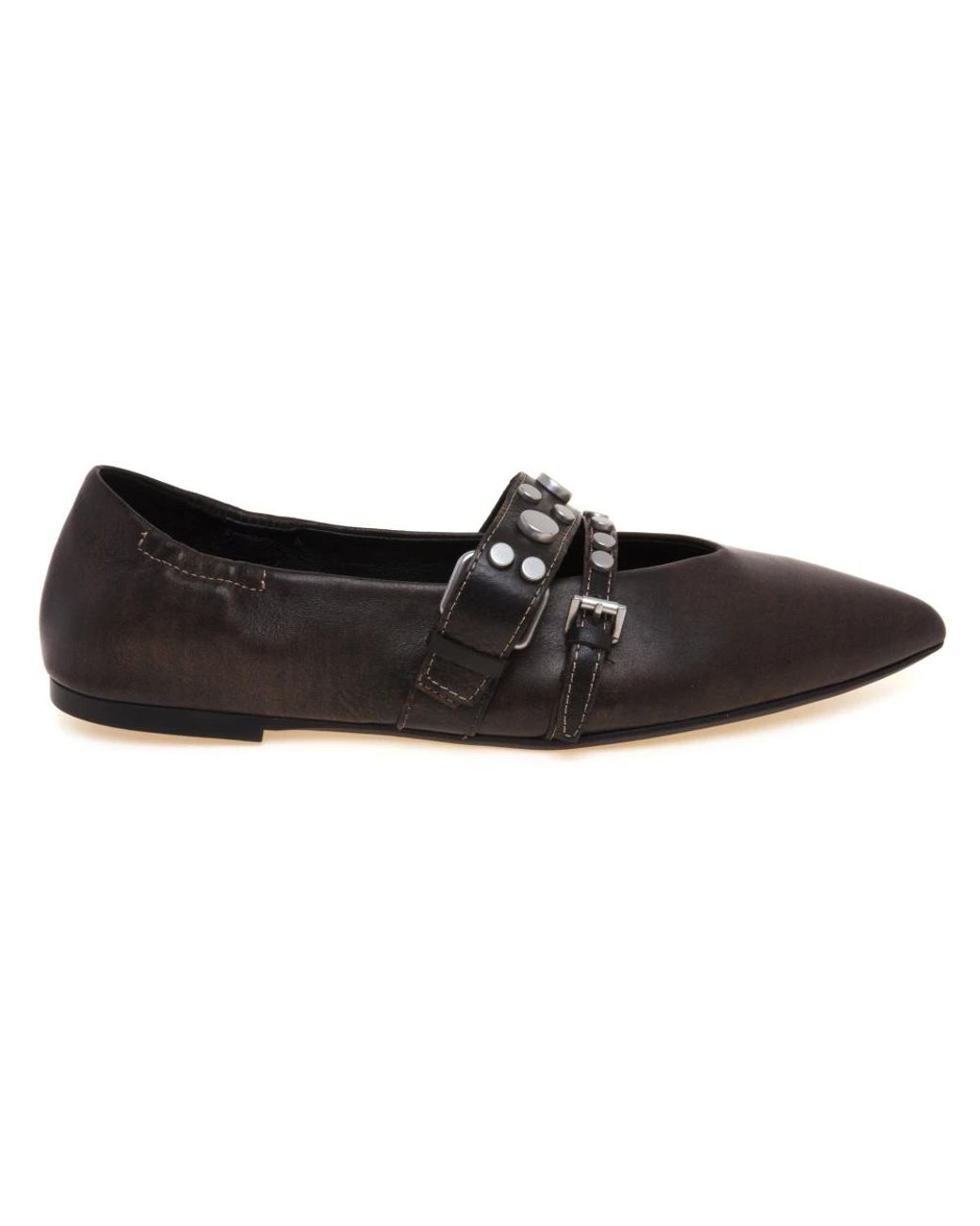 Ash Black Ballerina Shoes