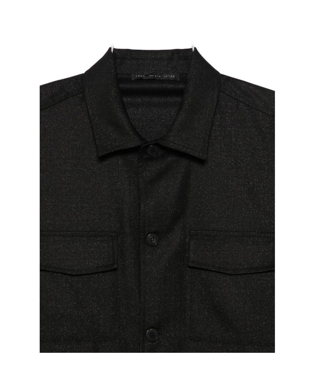 Light Jackets Low Brand de hombre de color Black