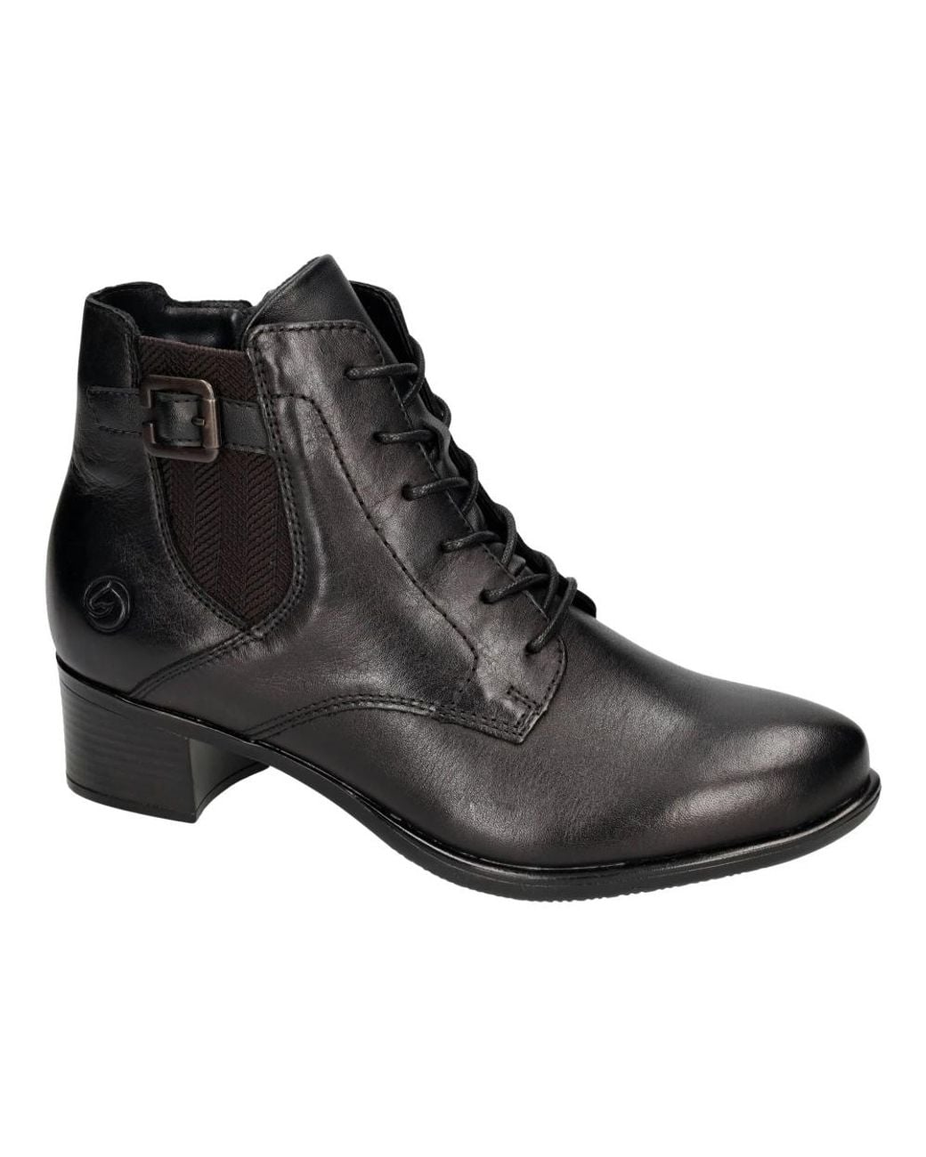 Remonte Black Schnürstiefelette