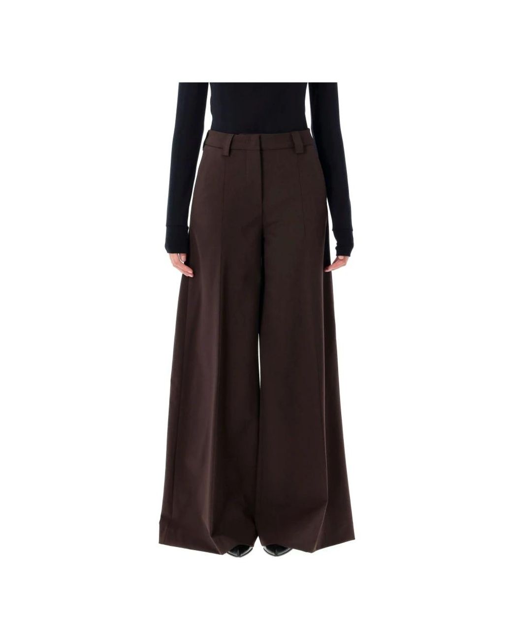 Thelatest Black Wide Trousers