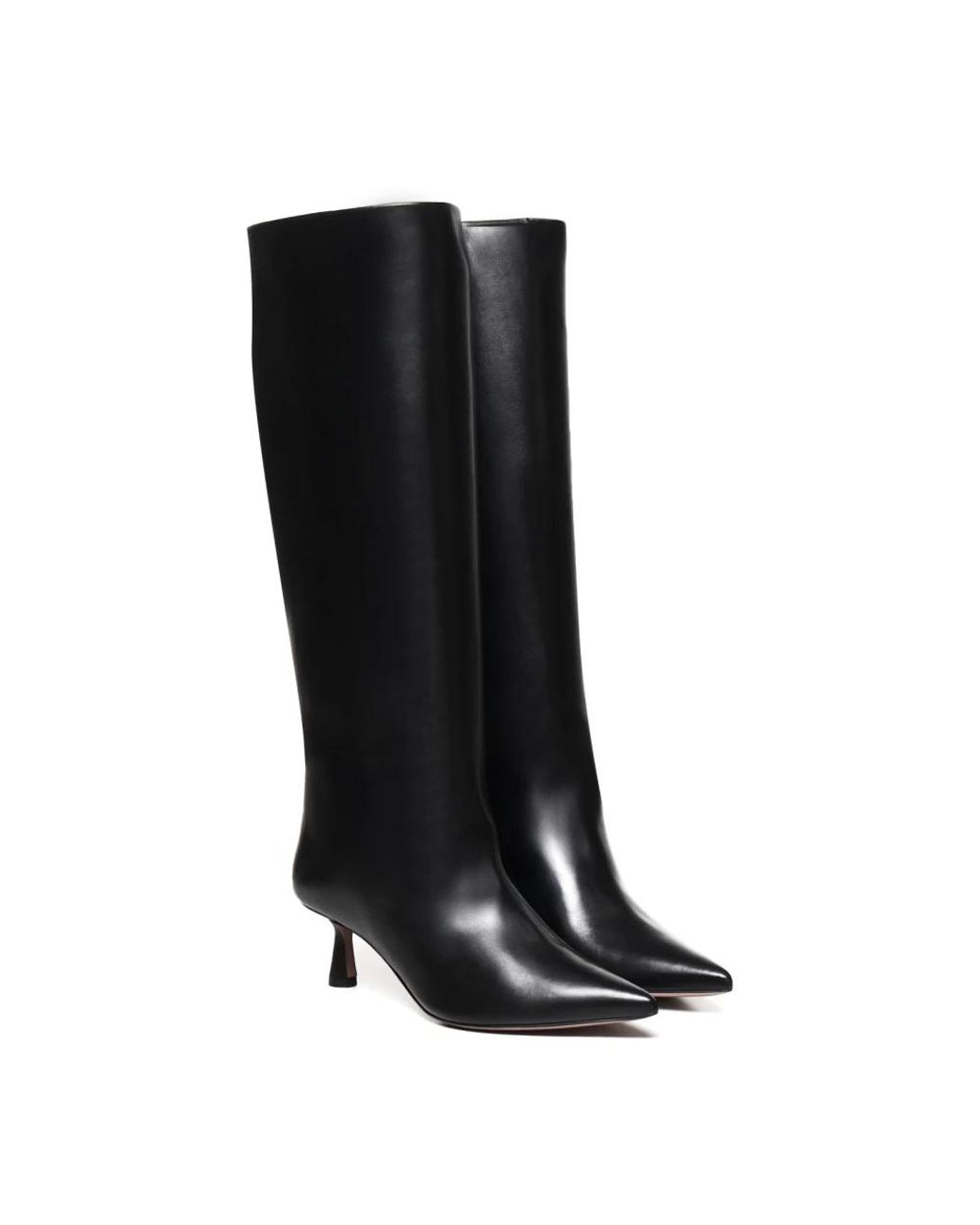 Giuliano Galiano Black Heeled Boots