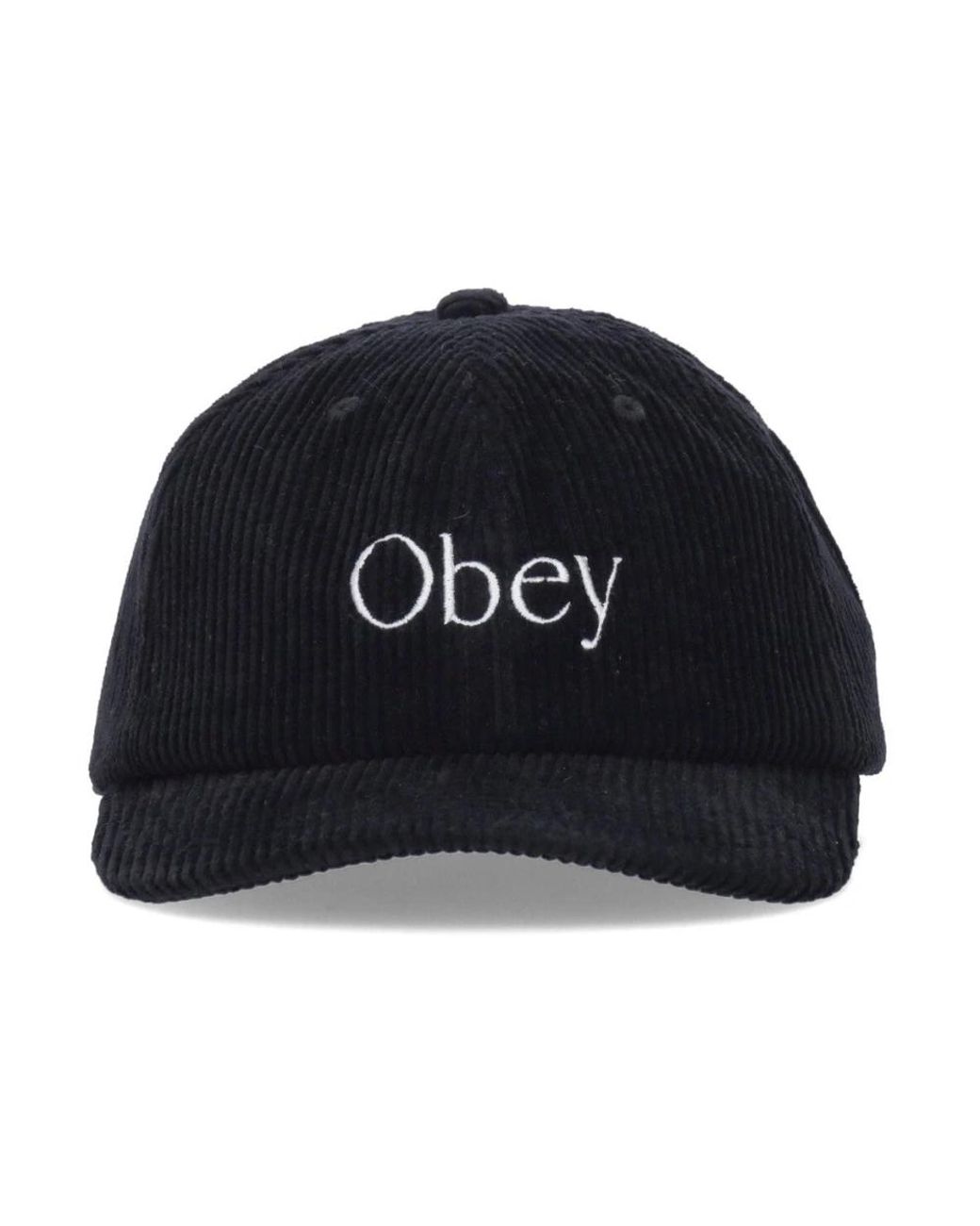 Caps di Obey in Black da Uomo
