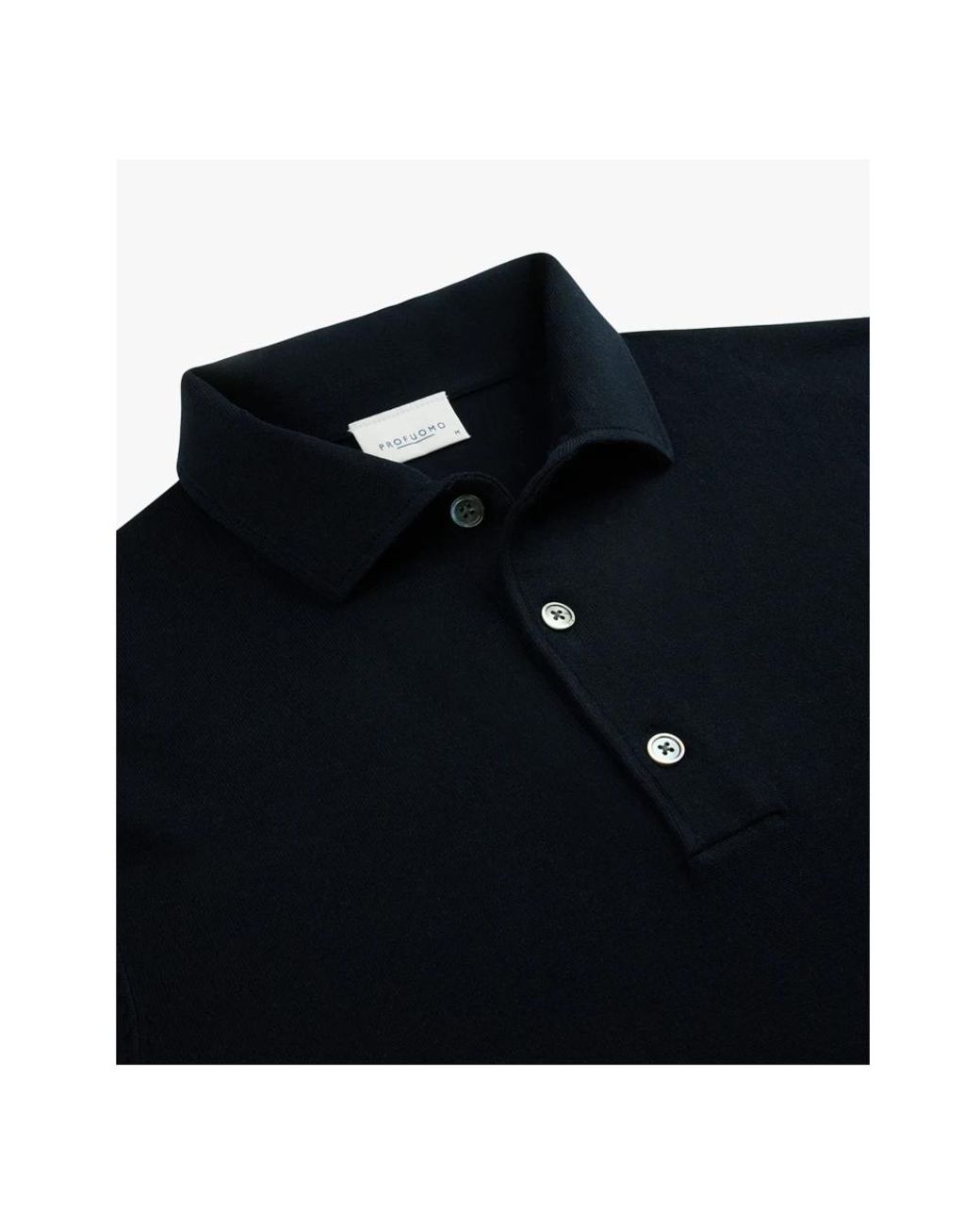 Profuomo Luxury Basic One Piece Polo in Blue für Herren