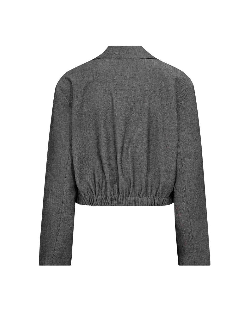 Blazers co'couture de color Gray