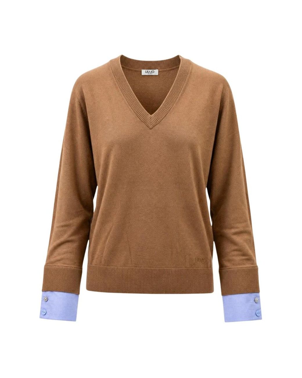 Liu Jo V-Neck Truien in het Brown