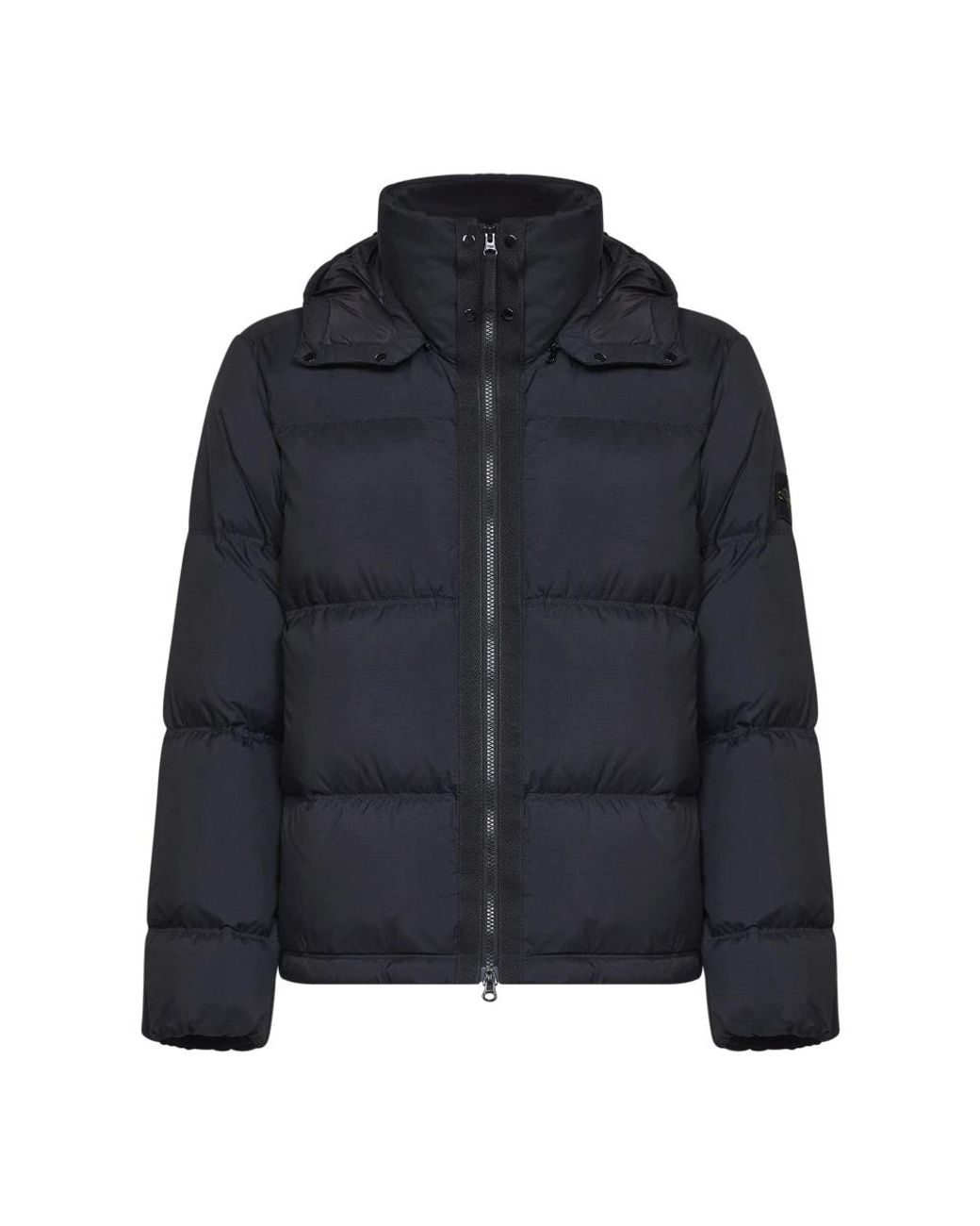 Stone Island Blue Winter Jackets for men