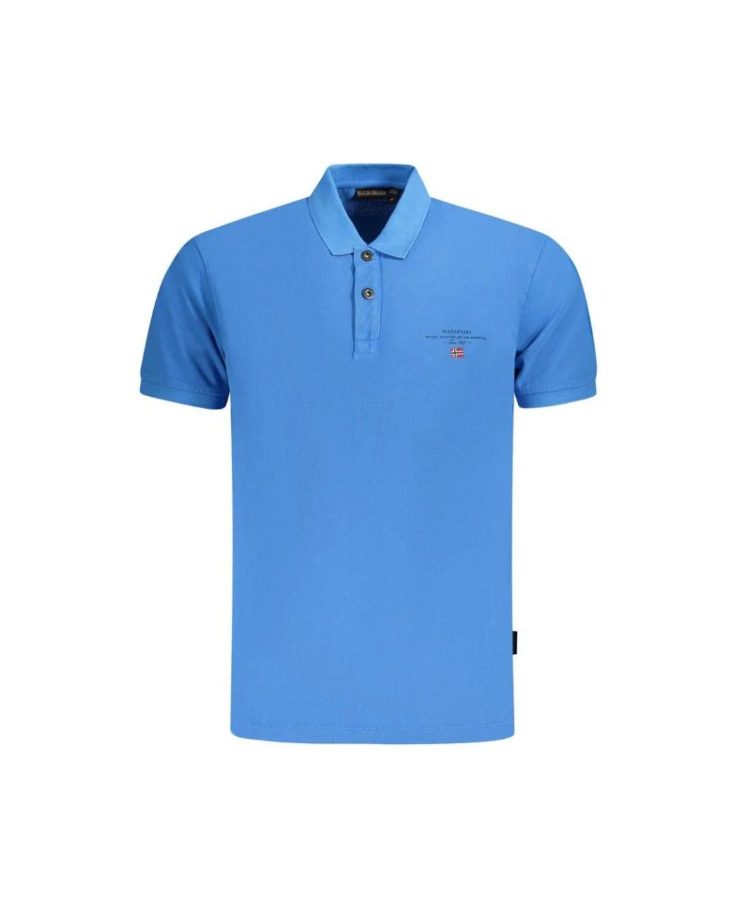 Napapijri Blue Polo Shirts for men