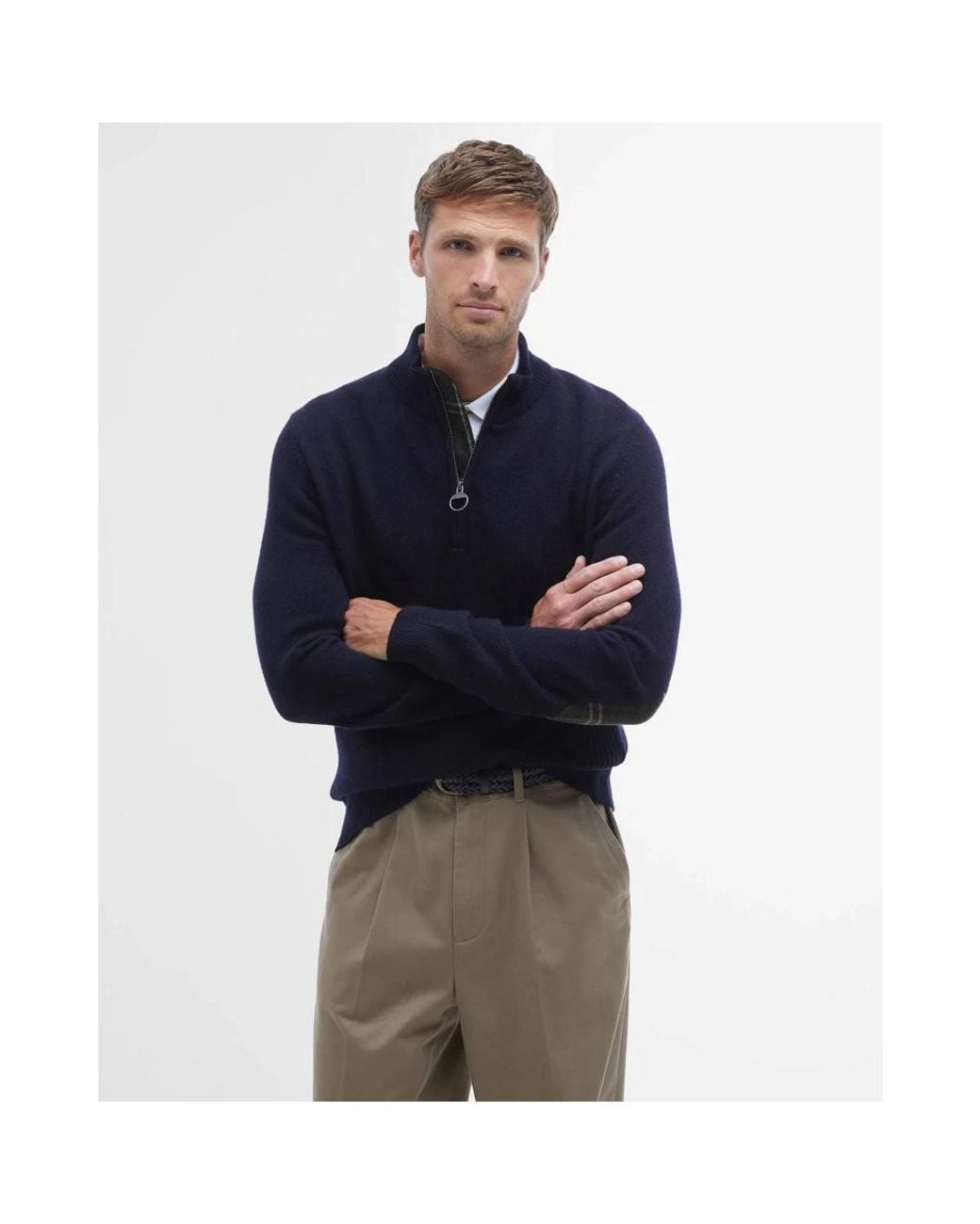 Turtlenecks Barbour de hombre de color Blue