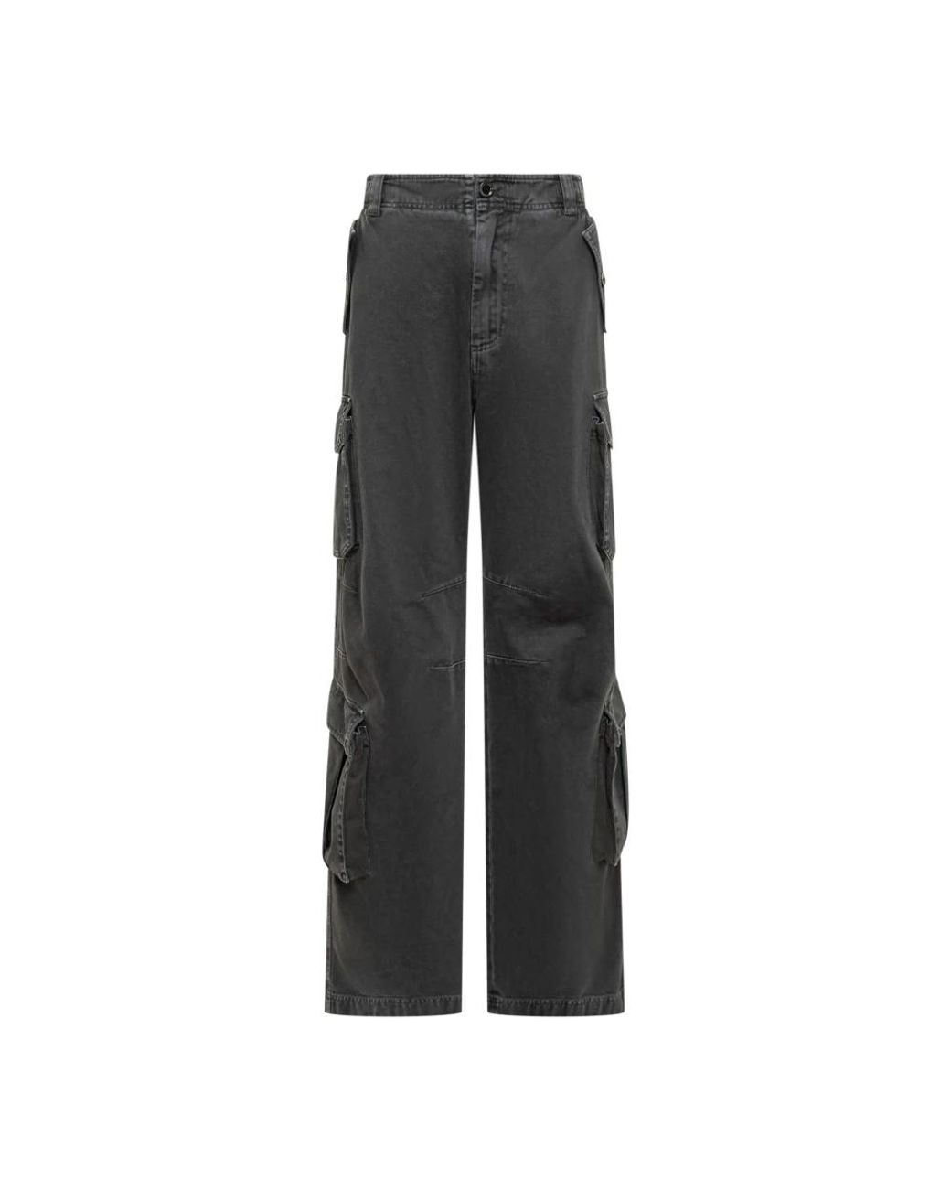 Dolce & Gabbana Gray Wide Jeans for men
