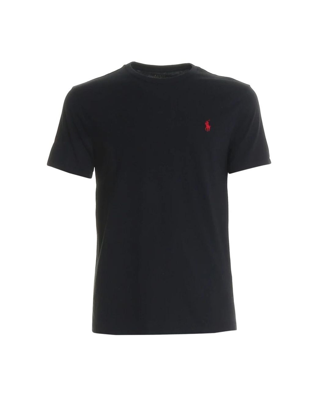 Ralph Lauren Tops ,Zwart ,Katoen T-Shirt in het Black voor heren