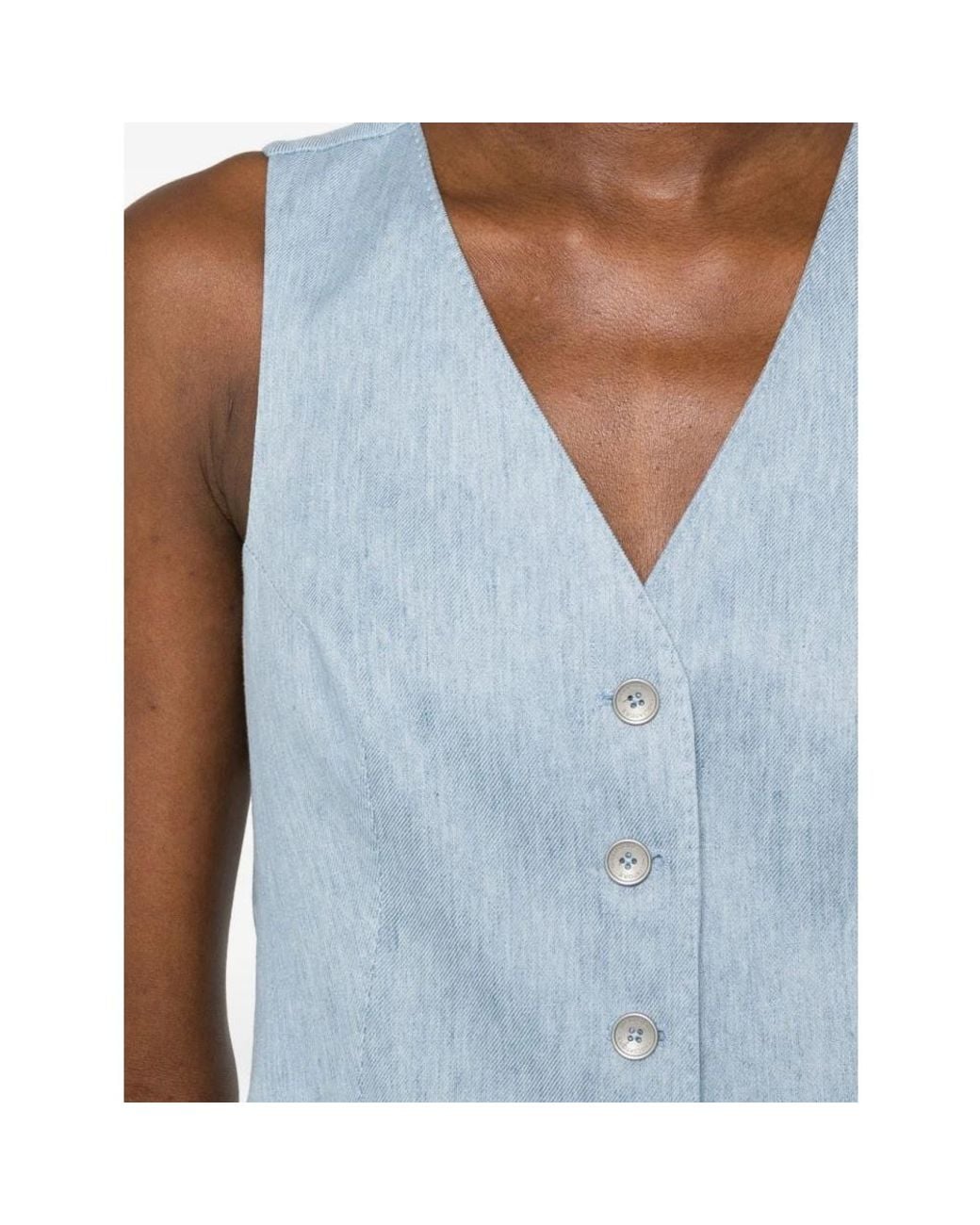 Vests di Tagliatore in Blue