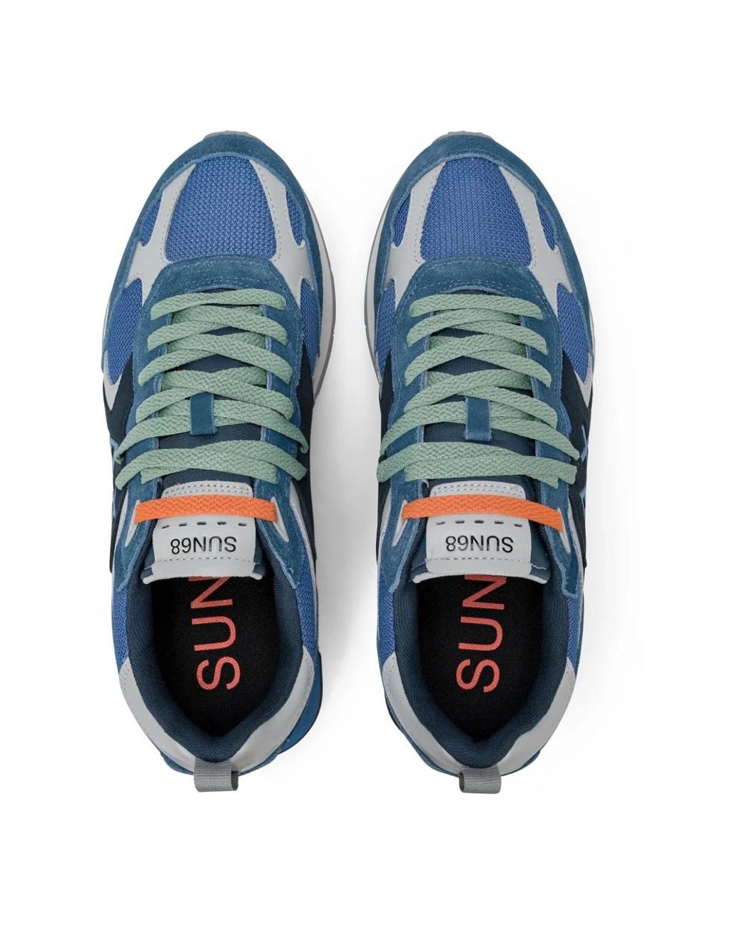 Sun 68 Blue Sneakers for men