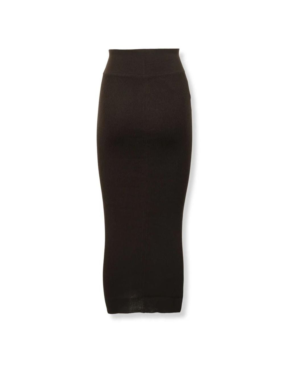 Rick Owens Black Midi Skirts