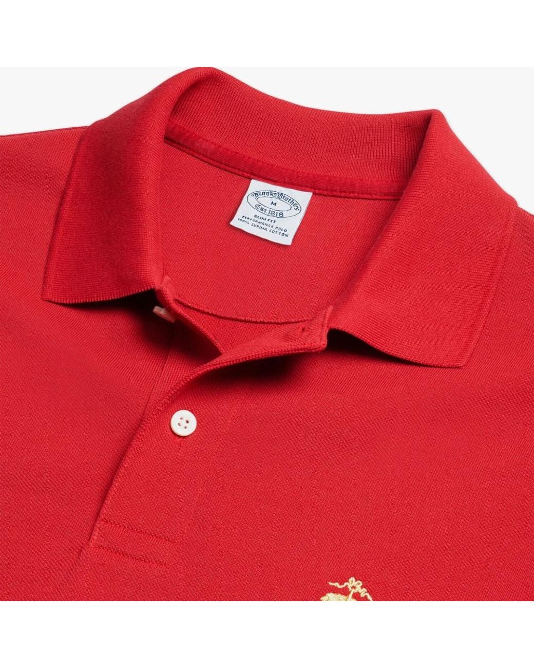 Brooks Brothers Red Polo Shirts for men