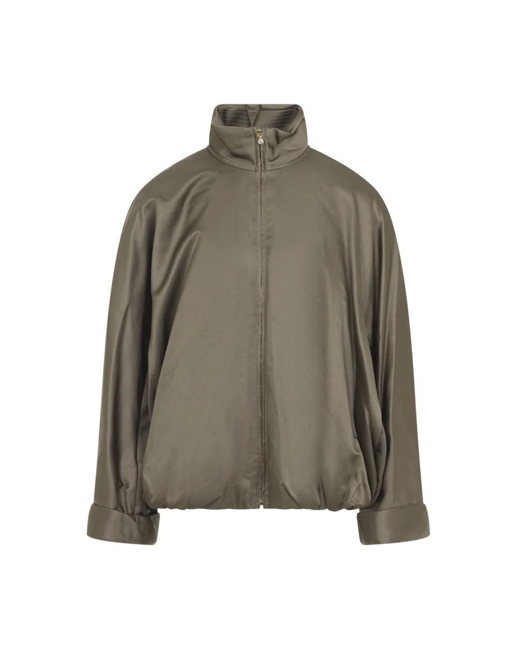 Carven Green Bomber Jackets