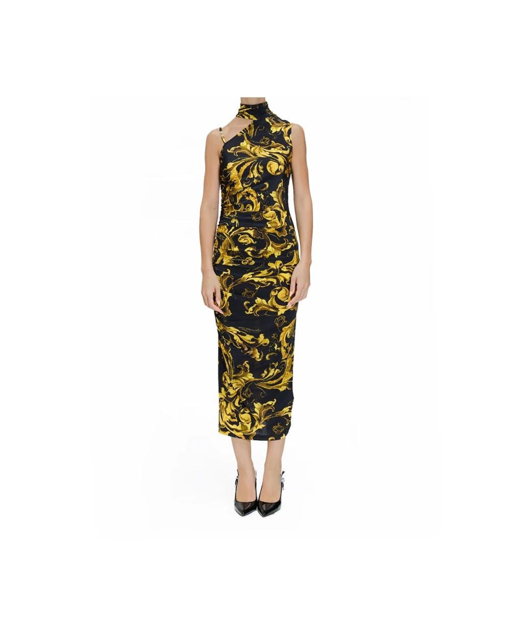 Versace Jeans Couture Green Midi Dresses