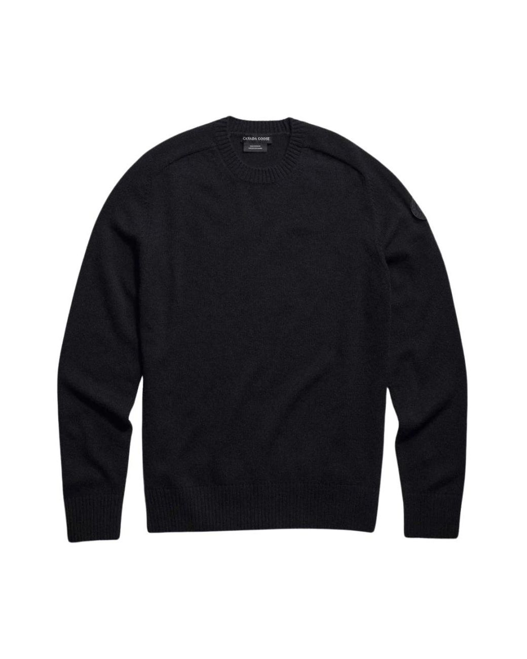 Canada Goose Blue Round-Neck Knitwear for men