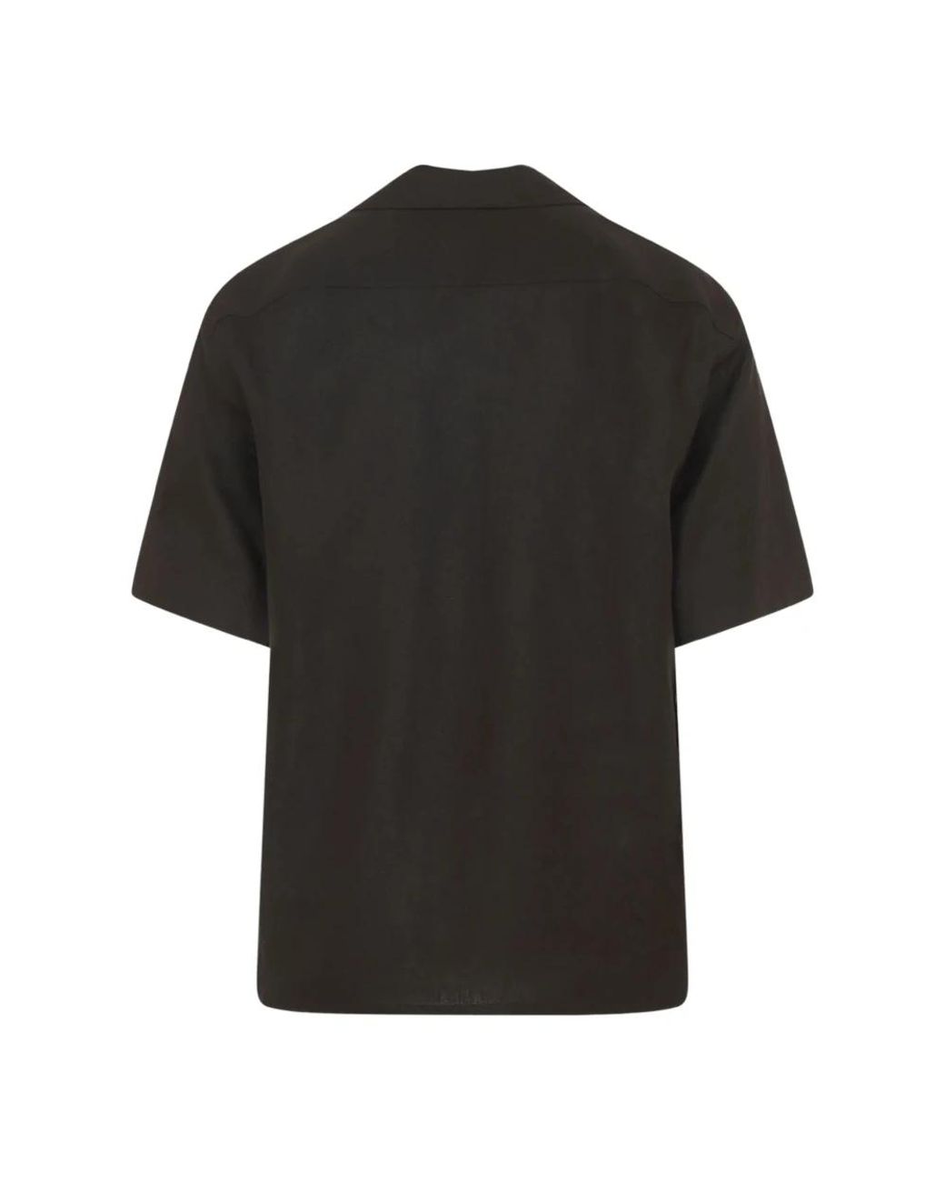Zegna Black Short Sleeve Shirts for men