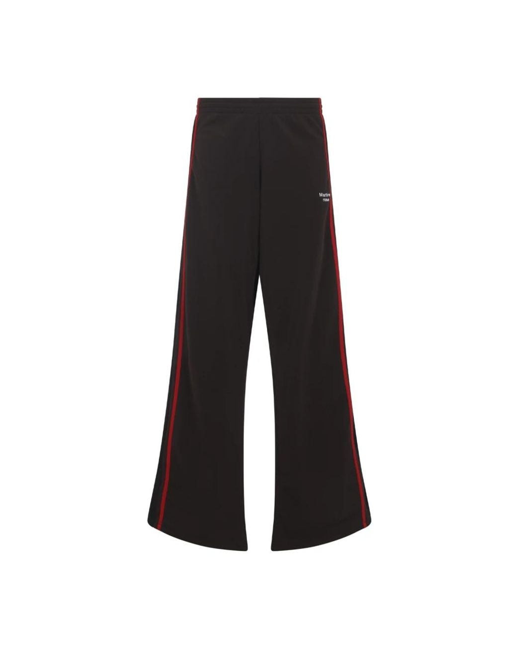 Martine Rose Black Wide Trousers for men