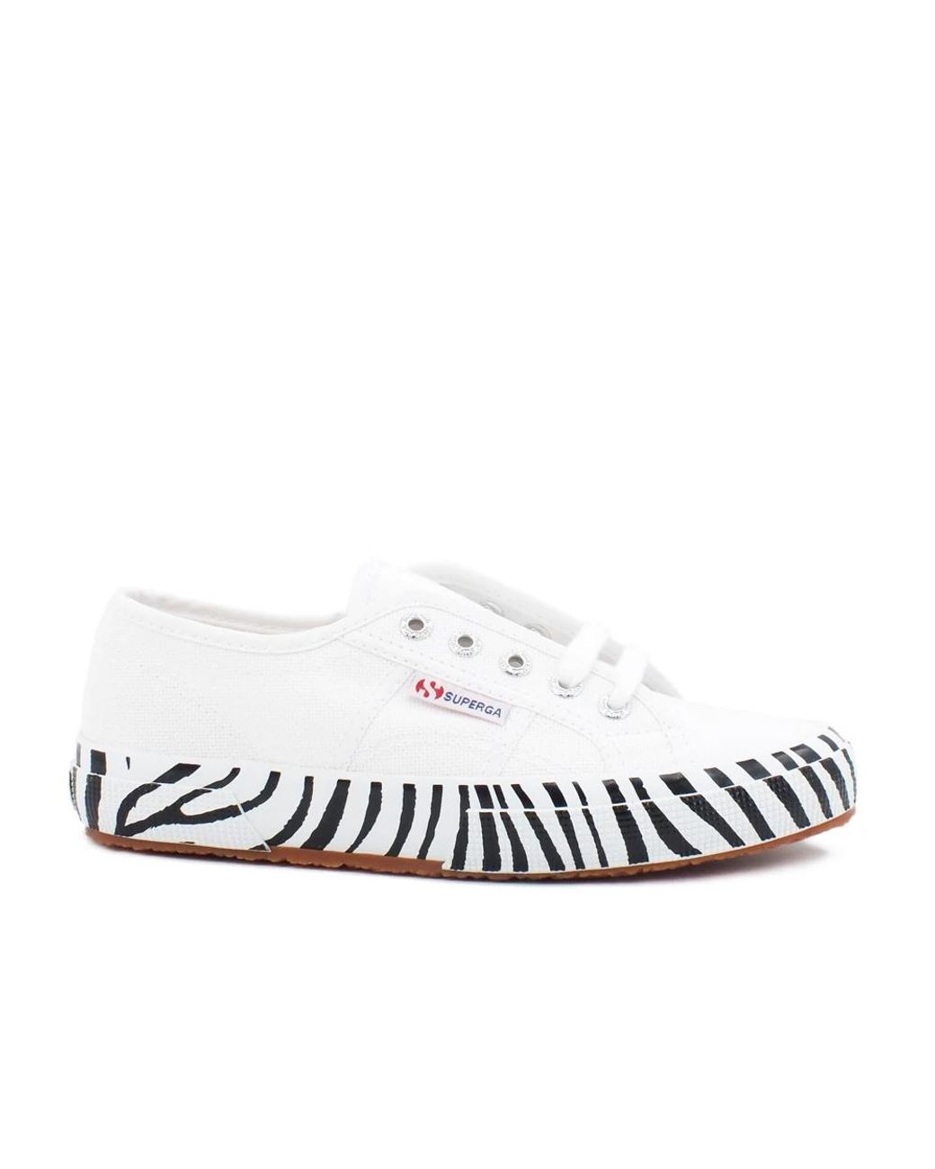Superga 2750 Cotu Printed in het White