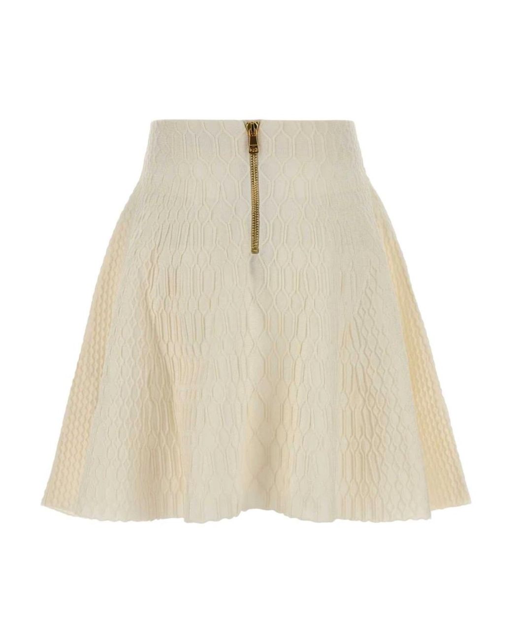 Balmain Natural Short Skirts
