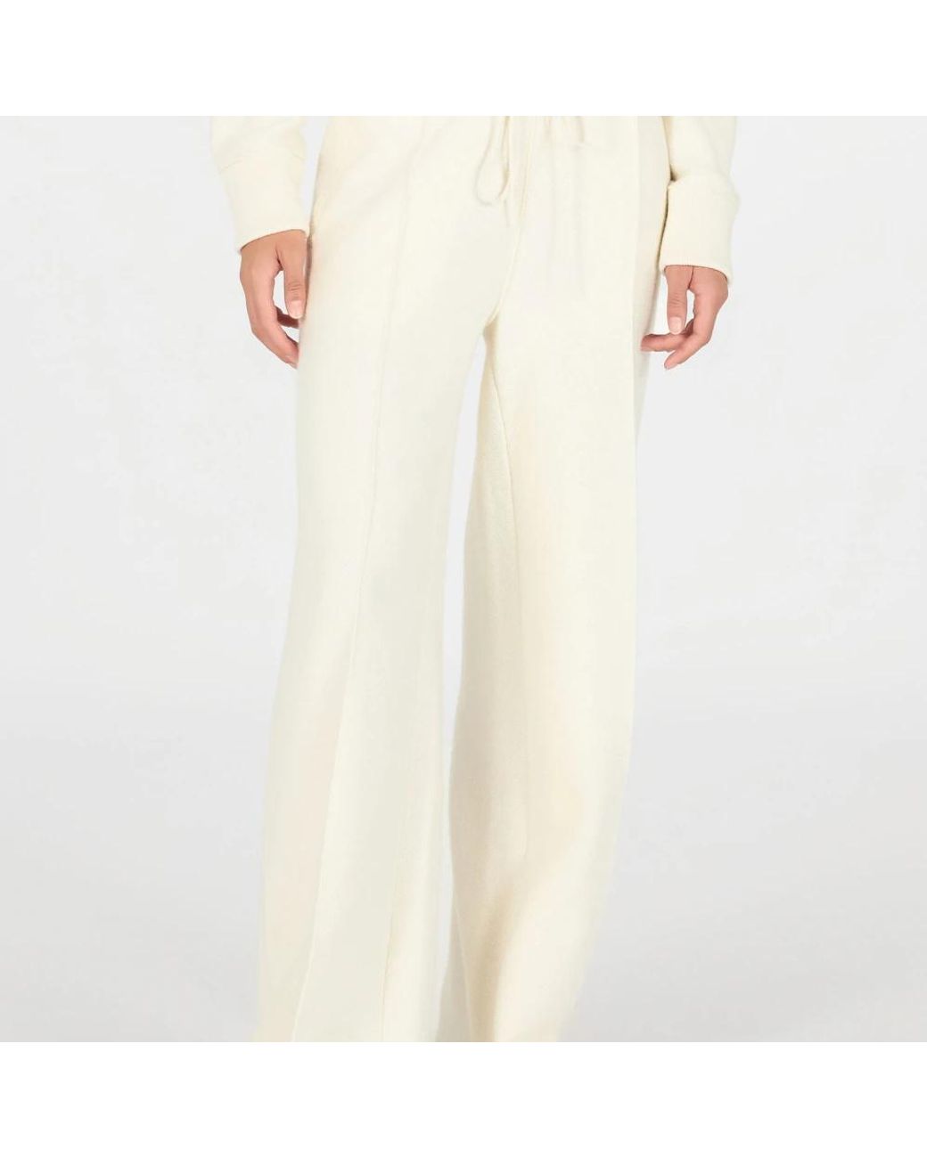 Roberto Cavalli White Wide Trousers
