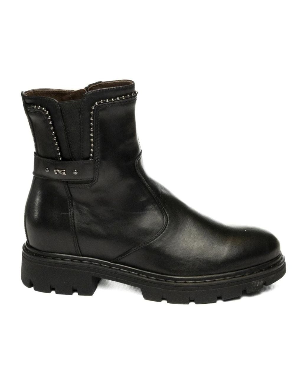 Nero Giardini Black Ankle Boots
