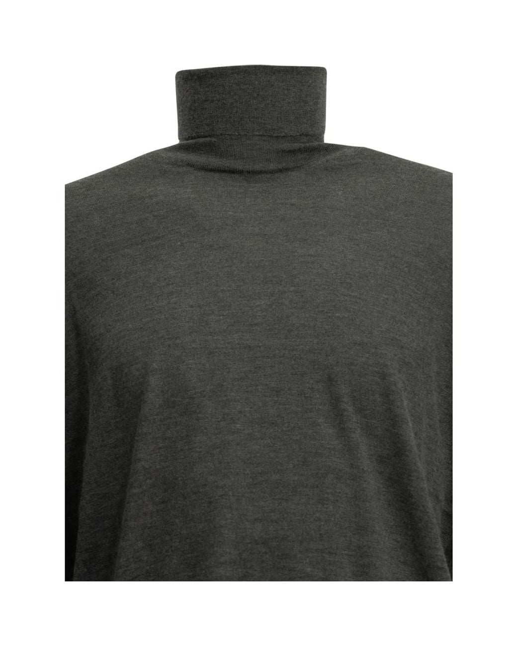 Brunello Cucinelli Gray Cashmere Knitwear for men