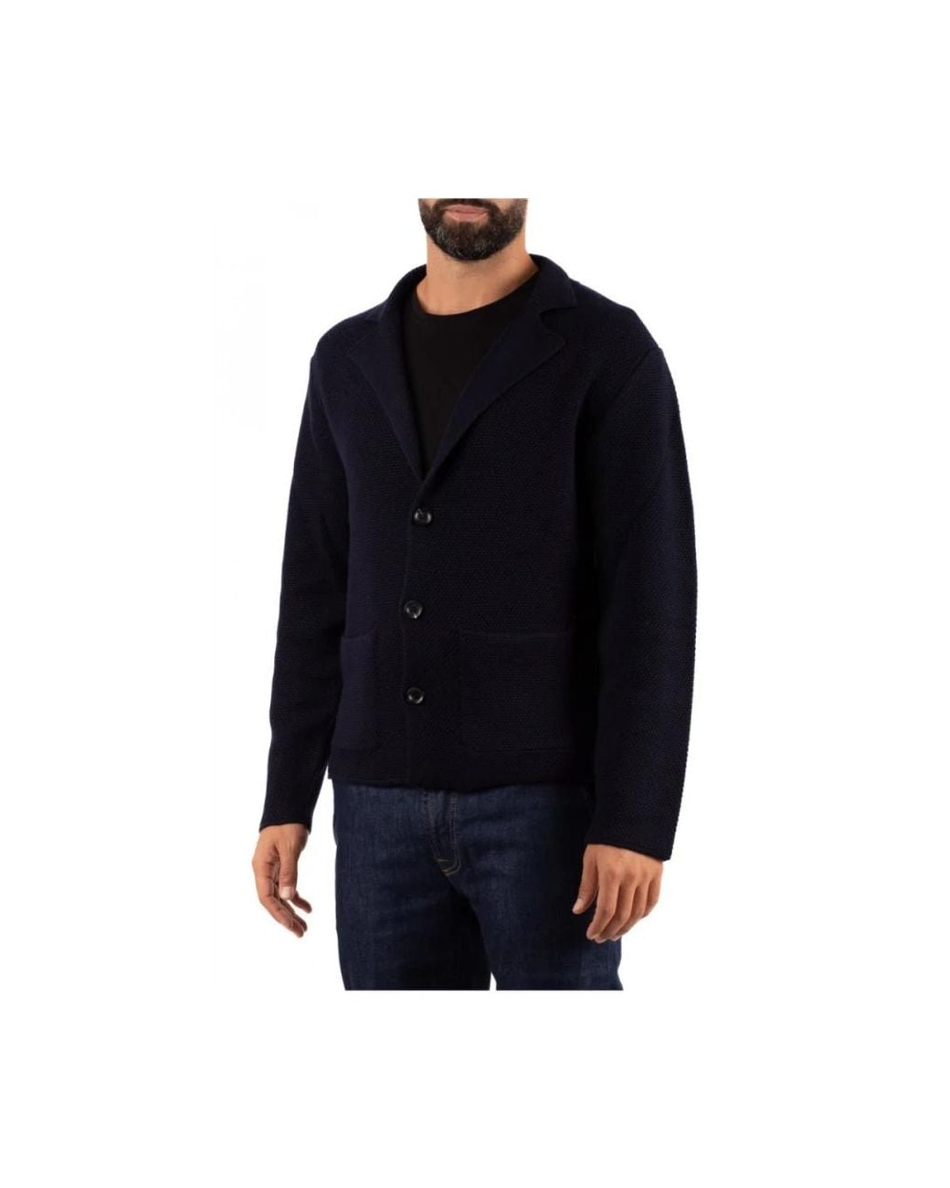 Daniele Fiesoli Black Cardigans for men