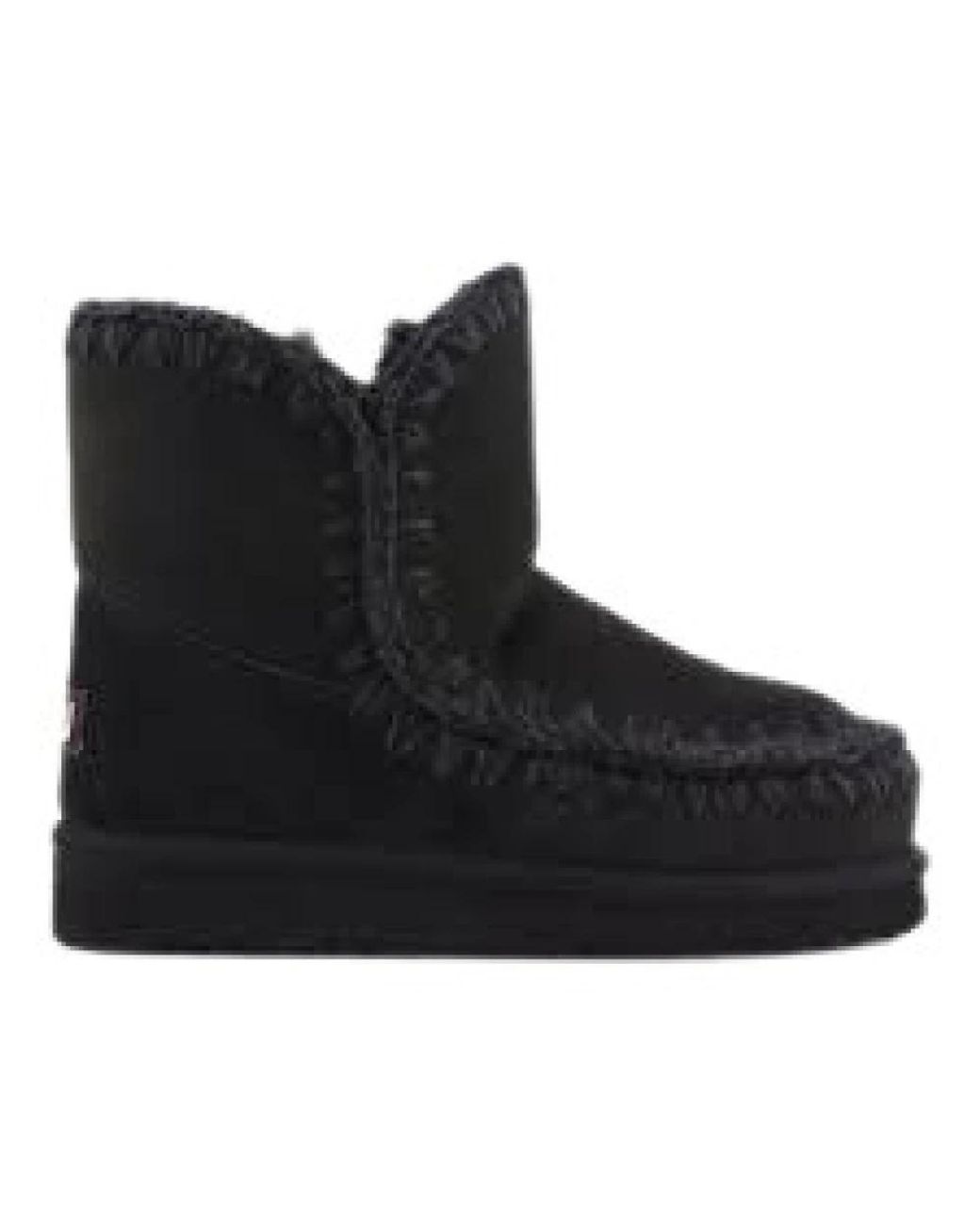 Mou Black Winter Boots