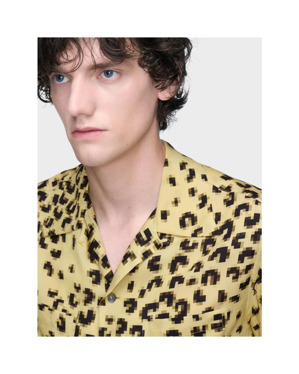 Maison Margiela Yellow Short Sleeve Shirts for men