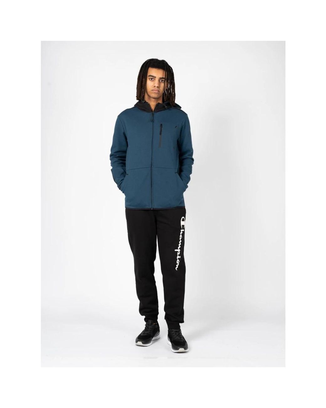 Zip-Throughs Champion de hombre de color Blue