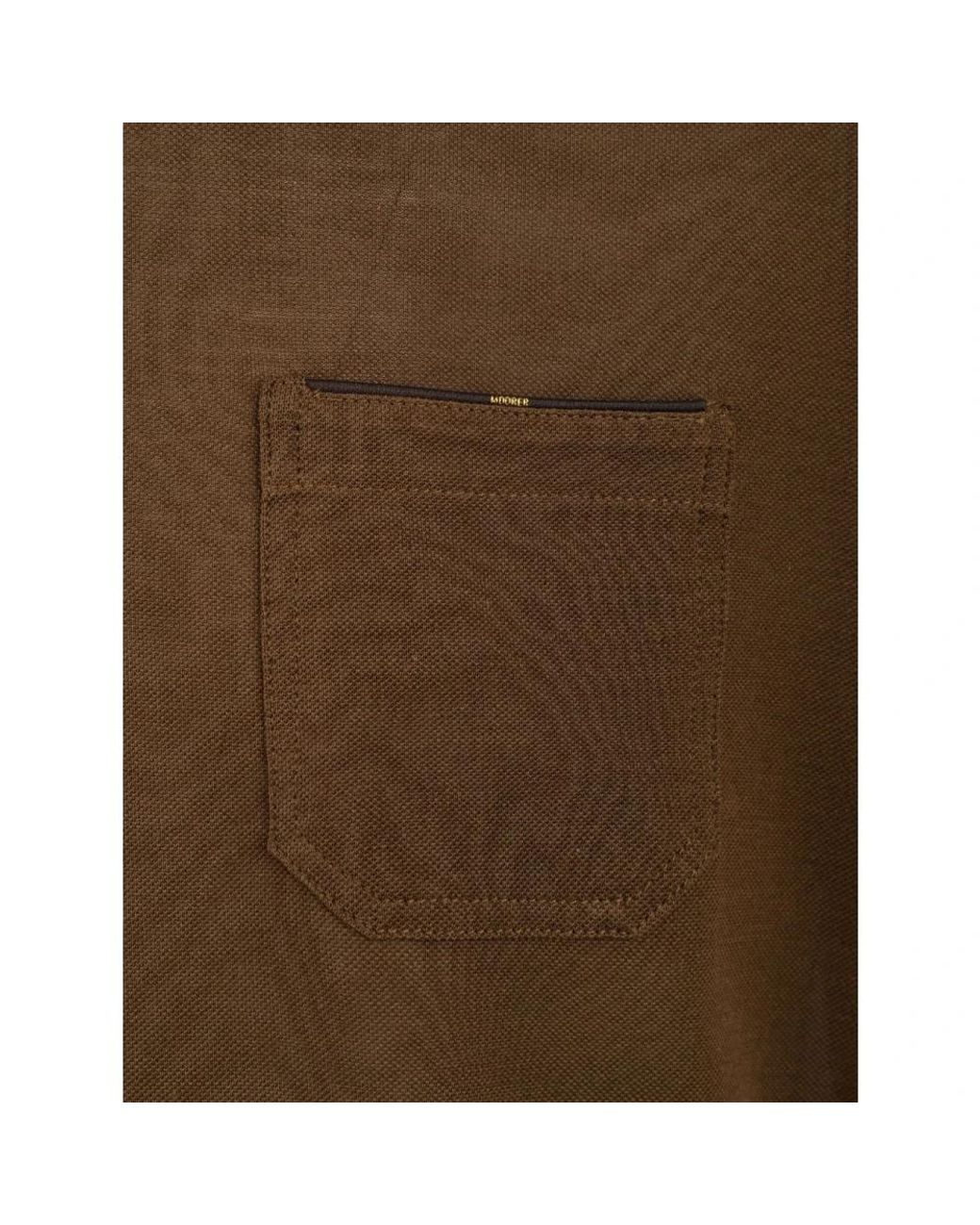 Moorer Brown Polo Shirts for men