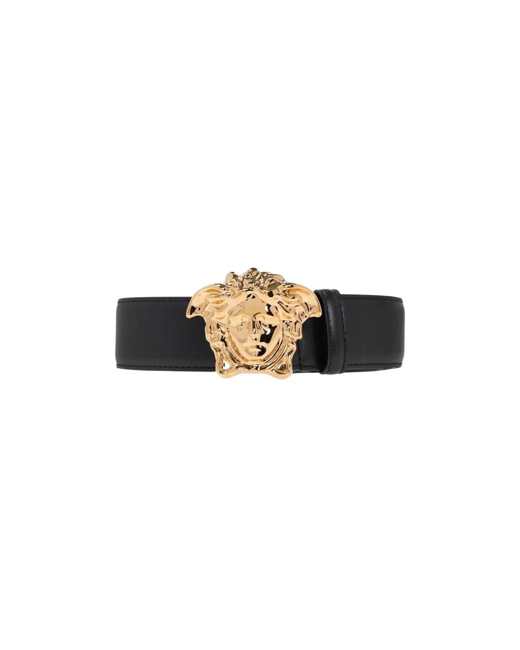 Versace Accessoires ,Zwart ,Leer Leren Riem in het Black voor heren