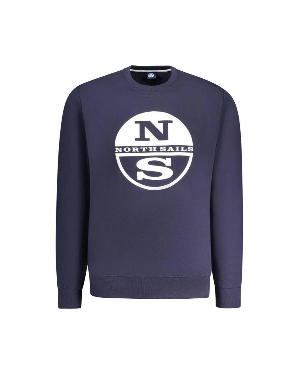 North Sails Compass Sweatshirt Crew Neck in het Blue voor heren