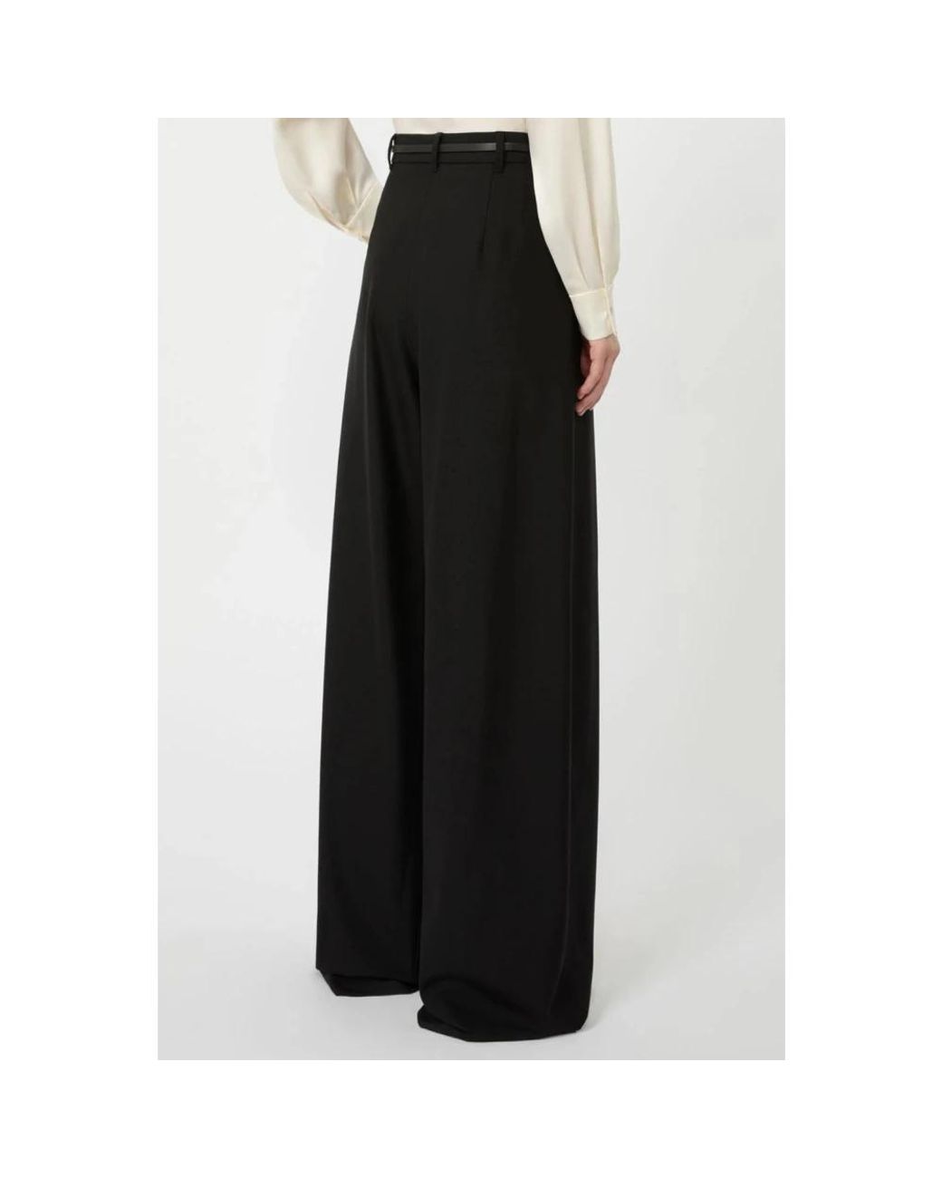 Max Mara Black Wide Trousers