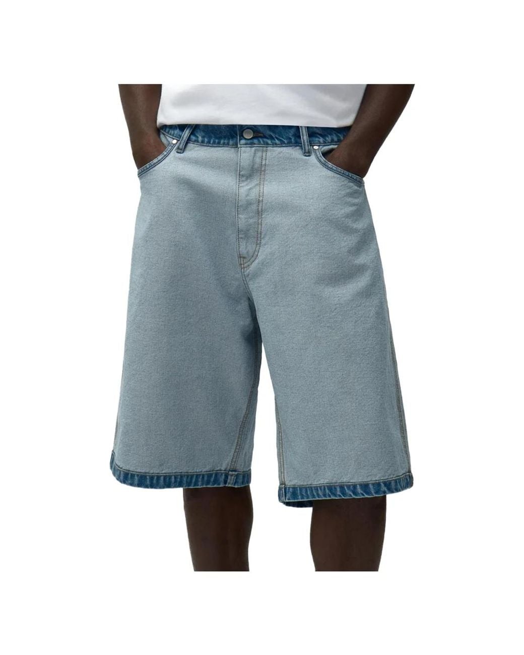 Arte' Blue Denim Shorts for men