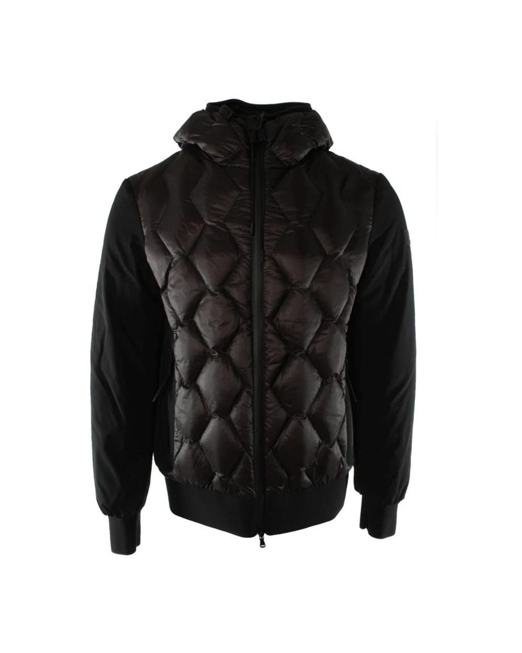 Peuterey Black Down Jackets for men