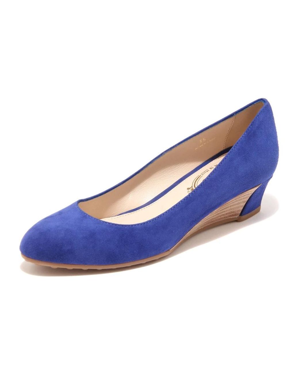 Tod's Schoenen ,Blauw ,Vintage Stijl Damesschoenen Gemaakt in het Blue