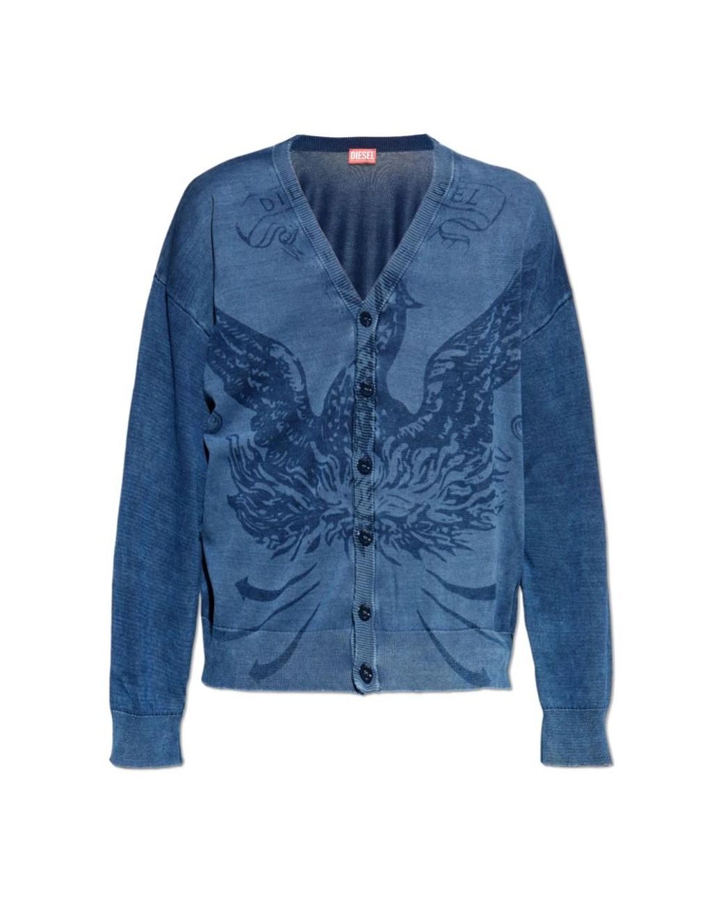 DIESEL Truien & Vesten ,Blauw ,Katoen Cardigan K-Fenicar in het Blue voor heren