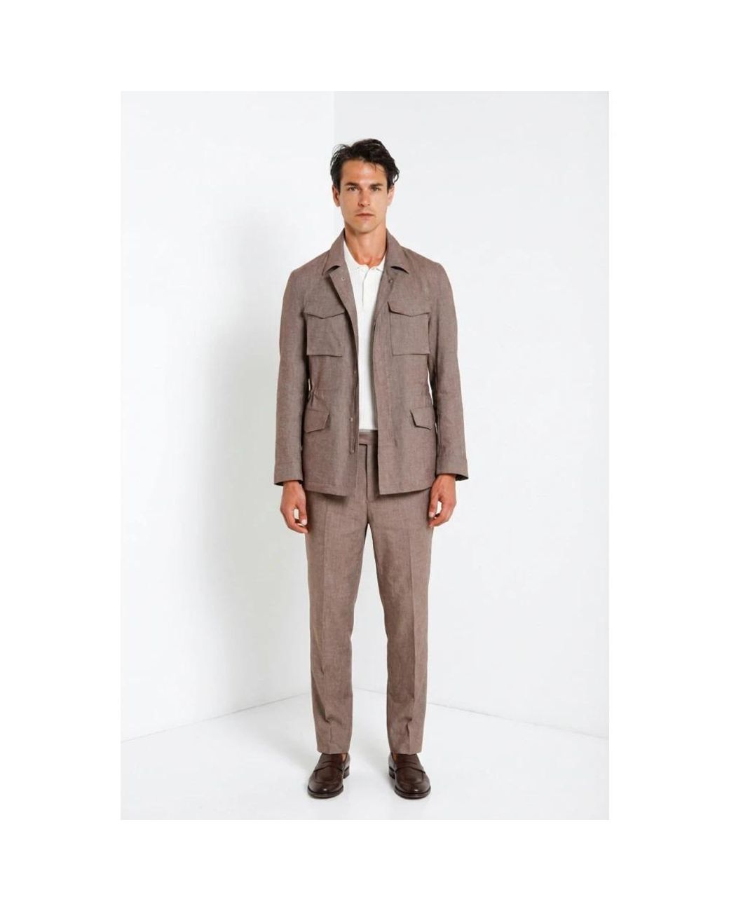 Light Jackets di Mason's in Brown da Uomo