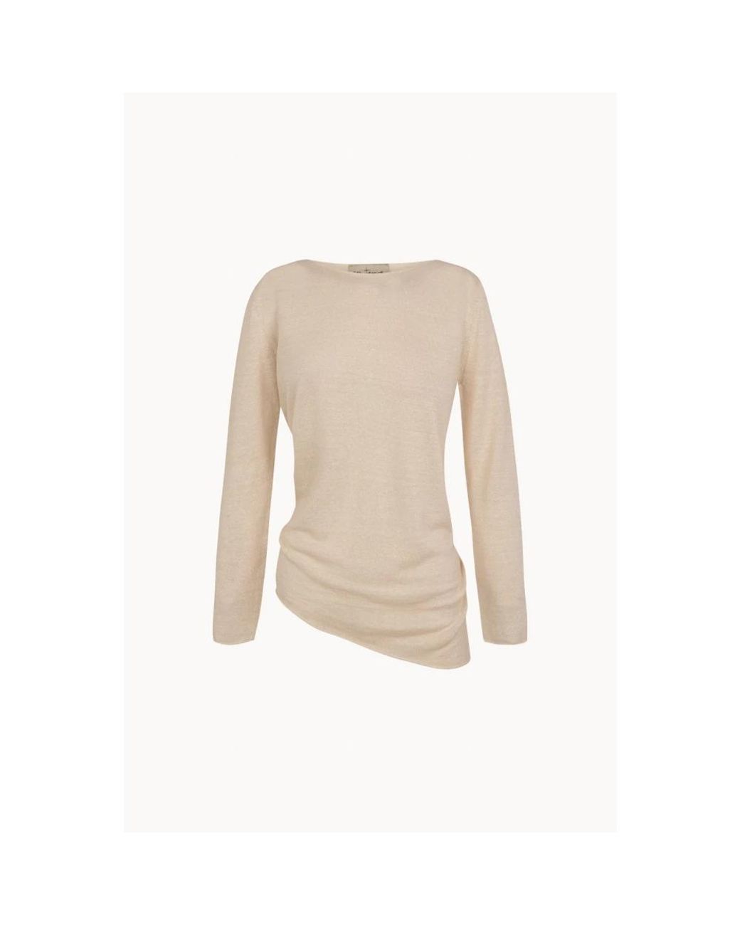 Cortana Natural Round-Neck Knitwear