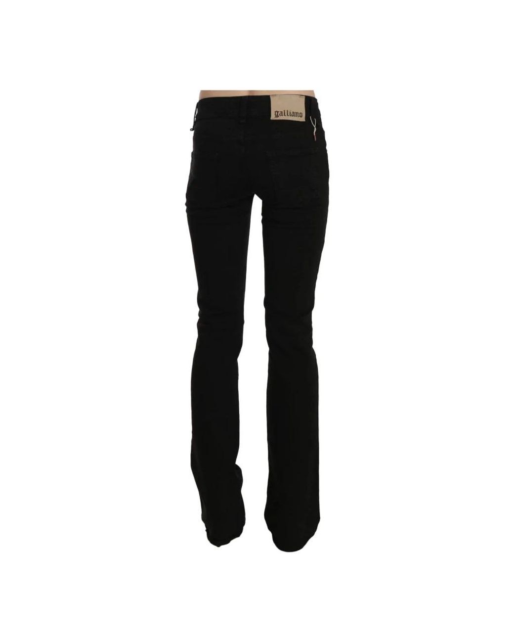 John Galliano Black Boot-Cut Jeans