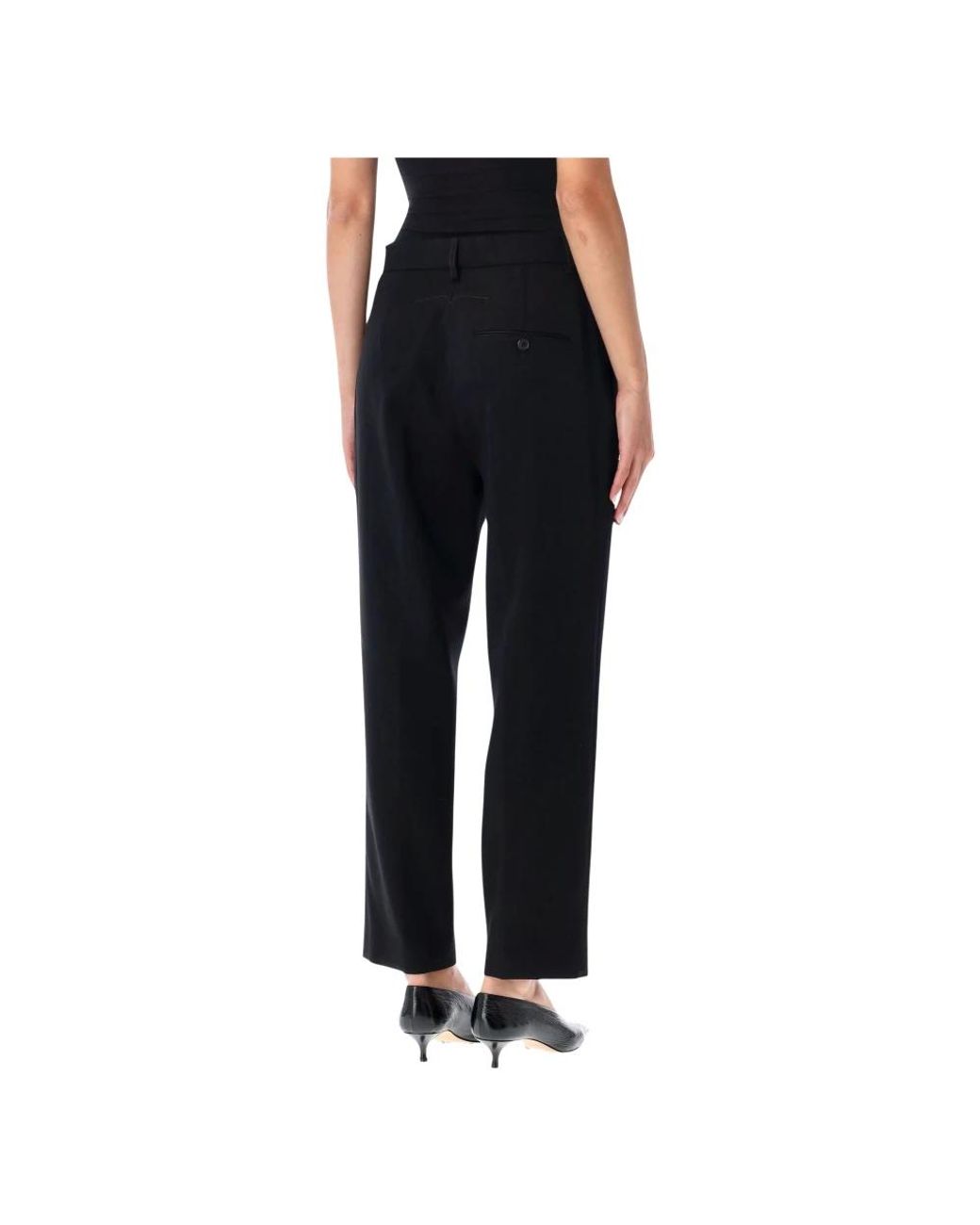 Lanvin Black Tapered Trousers