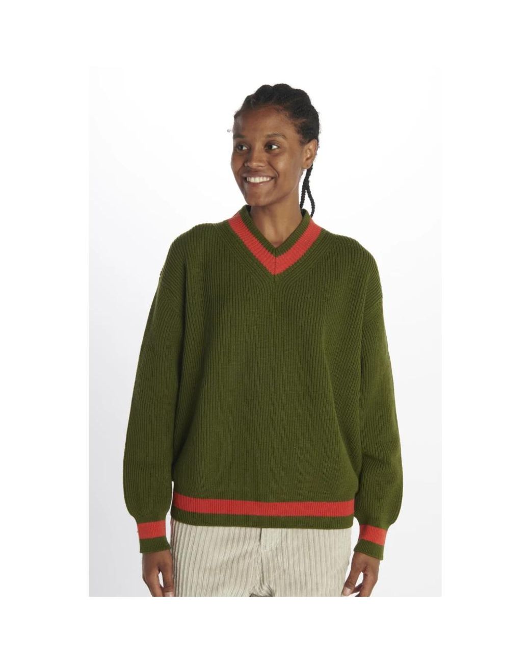 Sofie D'Hoore Green V-Neck Knitwear